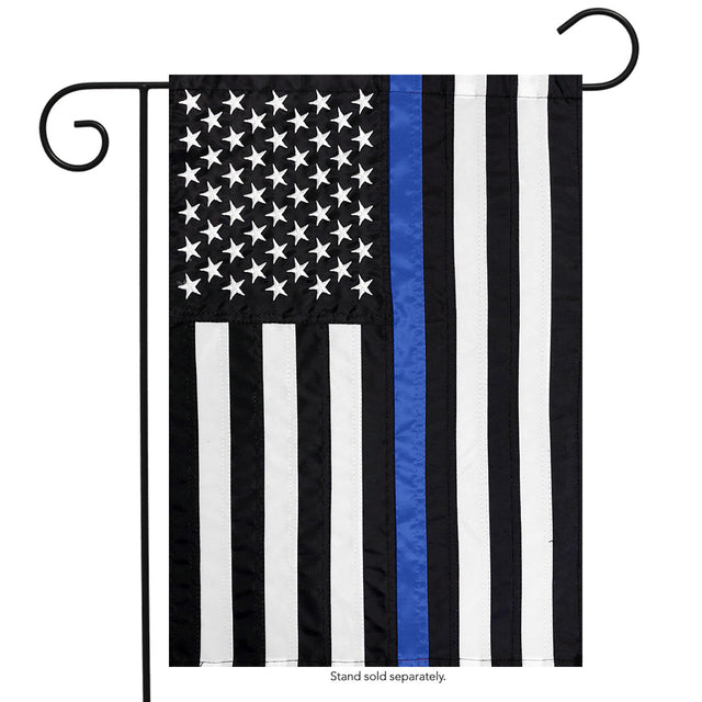 Briarwood Lane Thin Blue Line Embroidered Garden Flag