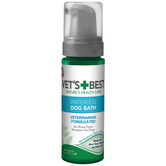 Vet's Best Waterless Dog Bath Aloe & Neem Oil 5 oz