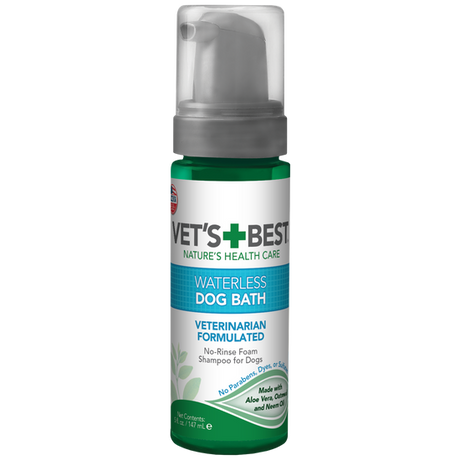 Vet's Best Waterless Dog Bath Aloe & Neem Oil 5 oz
