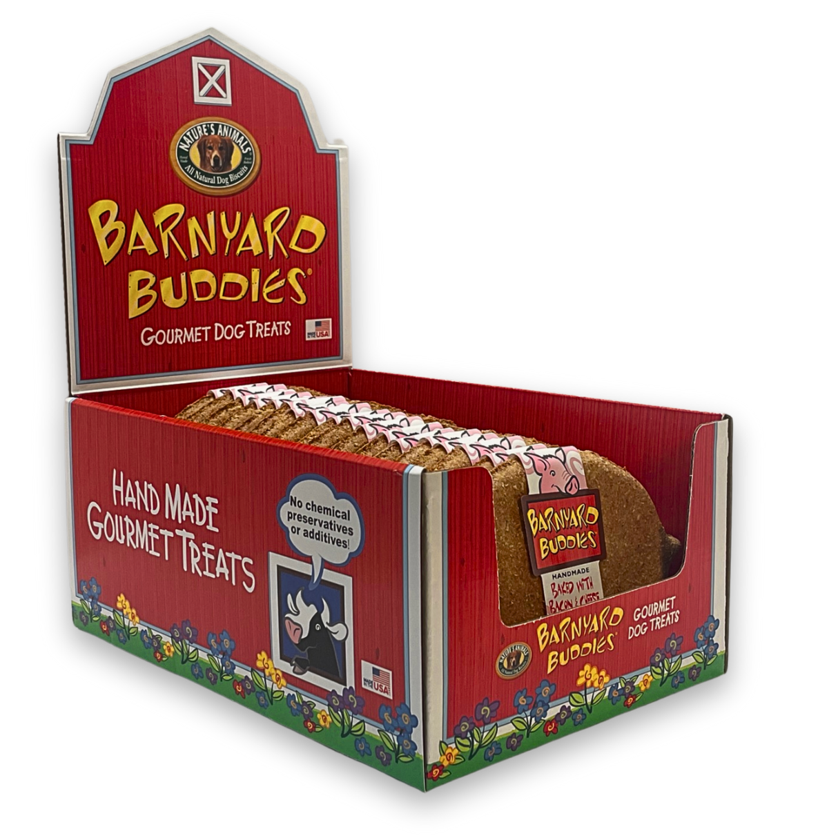 Nature's Animals barnyard buddies beef dog treat