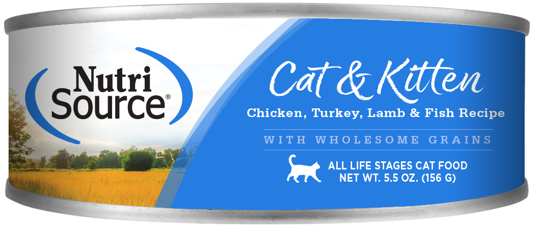 NutriSource® Chicken, Turkey, Lamb & Fish Recipe Cat & Kitten Food
