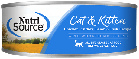 NutriSource® Chicken, Turkey, Lamb & Fish Recipe Cat & Kitten Food