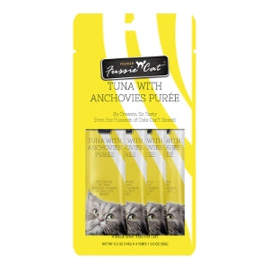 Fussie Cat Puree 4 pack Tube Grain Free Cat Treats