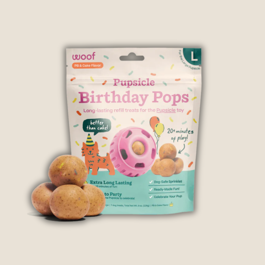 Woof Dog Pupsicle Birthday Refill Pops: XL 12 oz