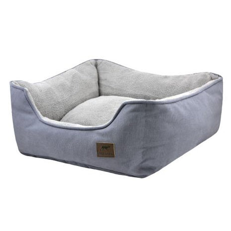 Tall Tails Charcoal Cushioned Dog Bed Dog Bed: Large