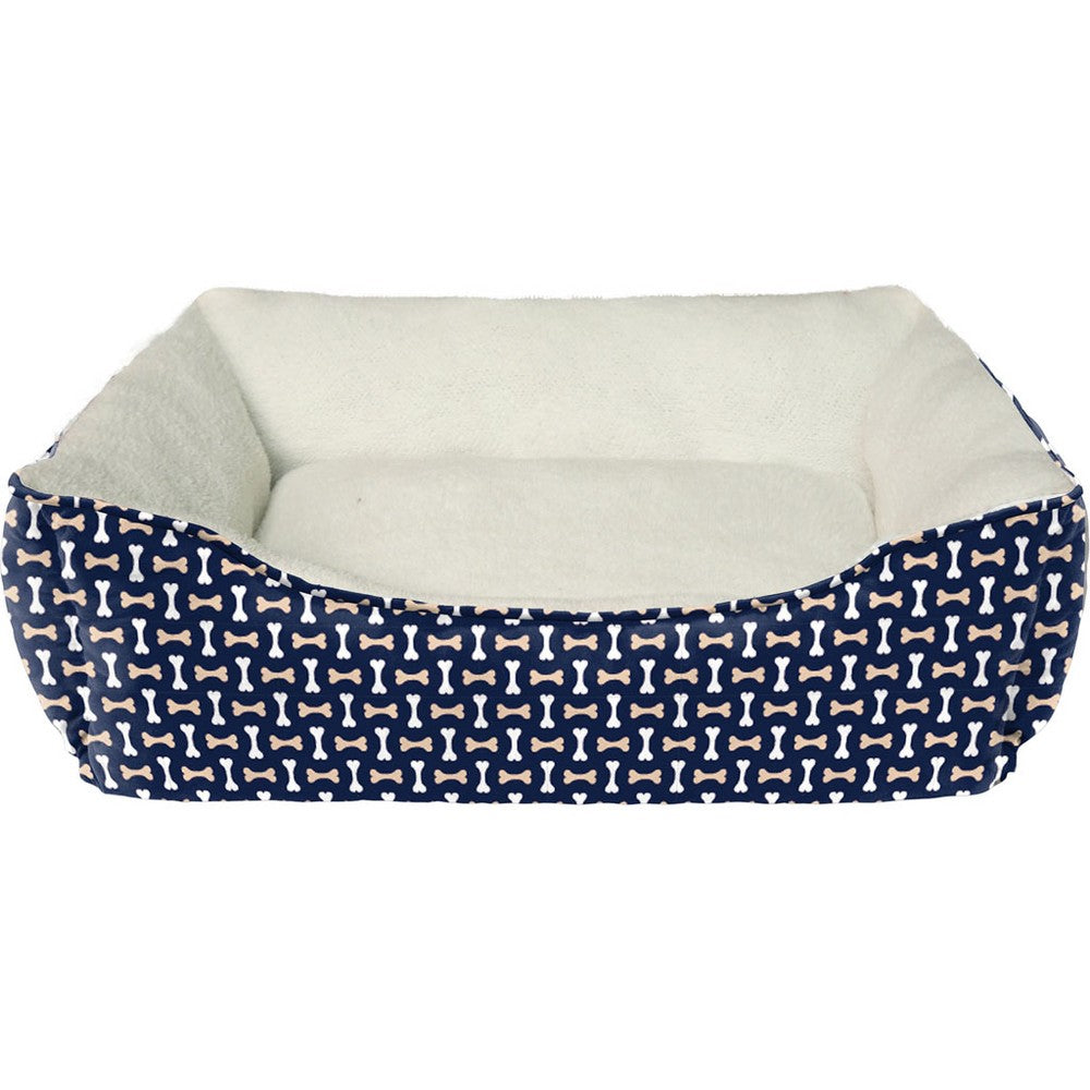 Sleepzone Doggy Bone Pet Bed: Blue