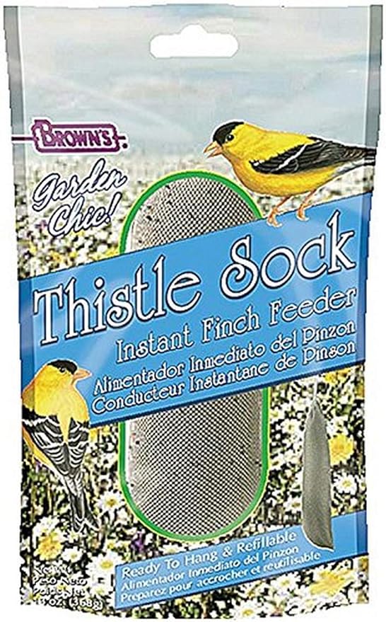 Brown's Thistle Sock Instant Finch Feeder: 118411 13oz
