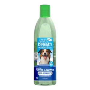TropiClean Dog Fresh Breath Dental Water Additive Max Strength 16oz
