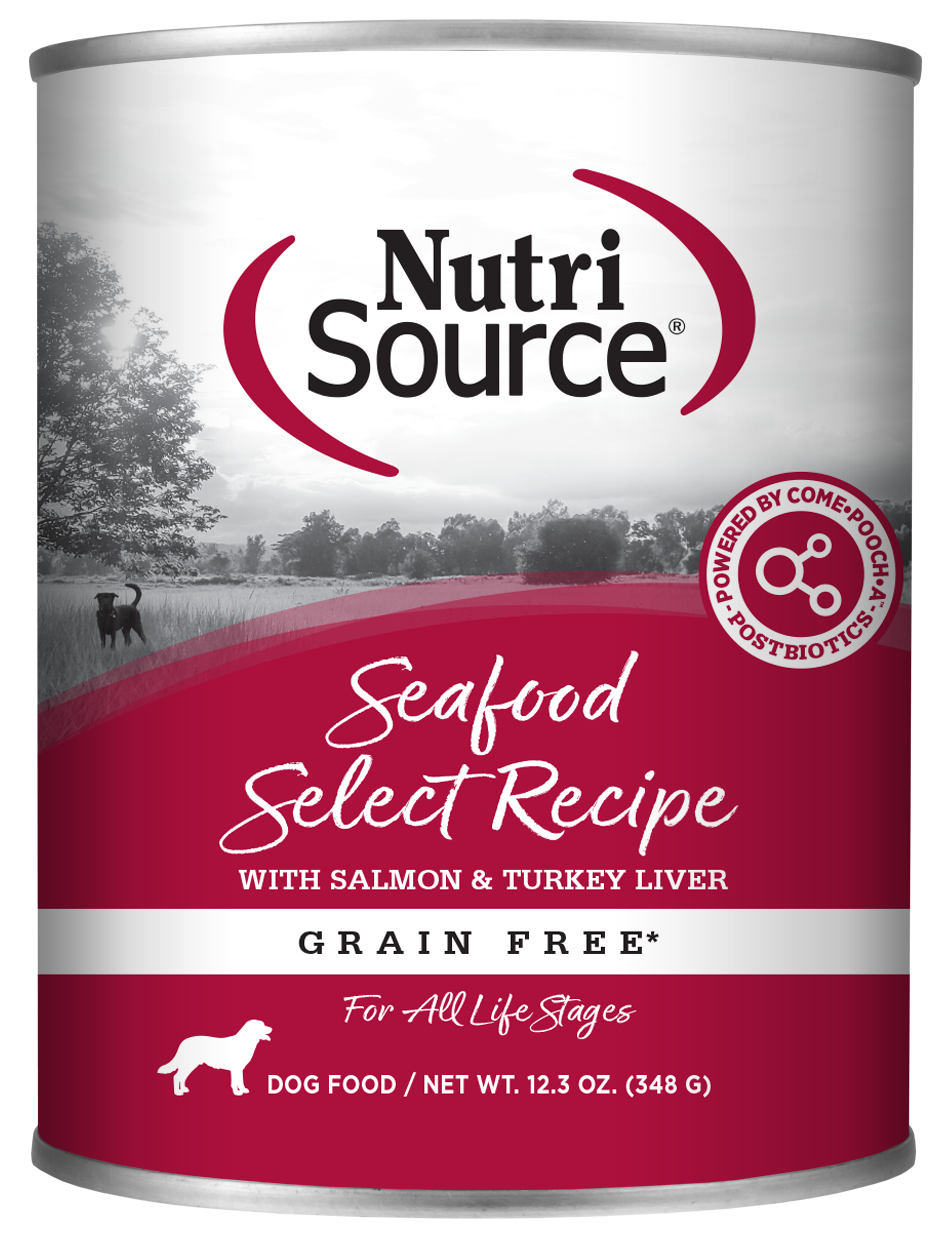 NutriSource Seafood Select Grain Free Wet Dog Food