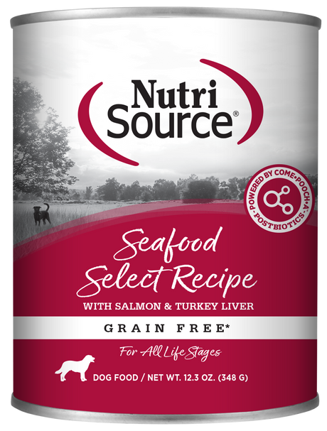 NutriSource Seafood Select Grain Free Wet Dog Food