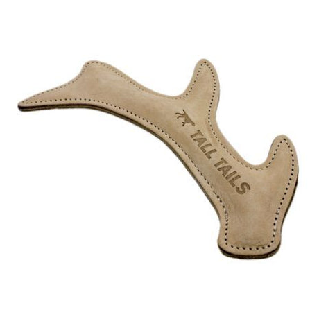 Tall Tails Leather Antler Dog Toy: 11"