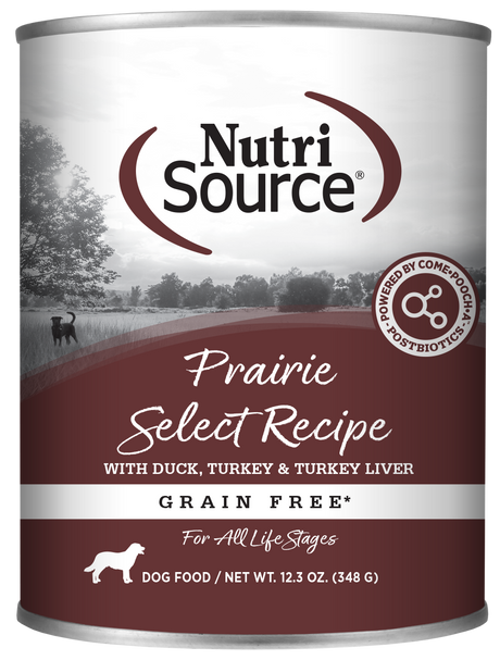 NutriSource Prairie Select Grain Free Wet Dog Food