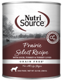 NutriSource Prairie Select Grain Free Wet Dog Food
