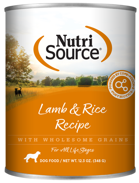 NutriSource Lamb & Rice Wet Dog Food