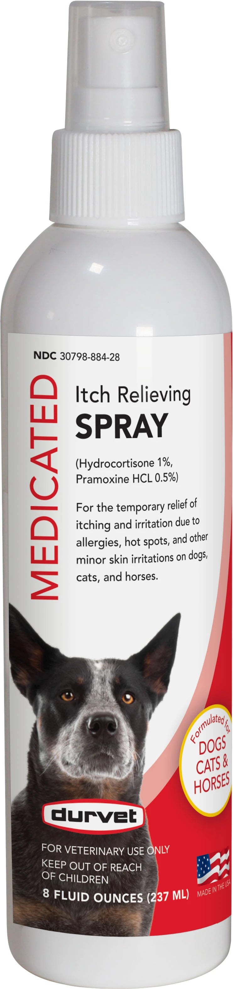 Durvet Itch Relieving Spray for Dogs/Cats/Horses