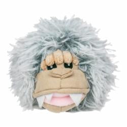 Tall Tails 2-in-1 Yeti Head Dog Toy: 4"