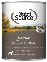 NutriSource® Senior Chicken & Rice Recipe Dog Food