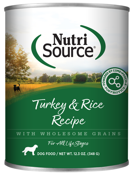 NutriSource Turkey & Rice Recipe Wet Dog Food