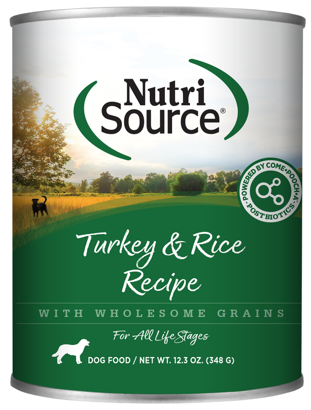 NutriSource Turkey & Rice Recipe Wet Dog Food