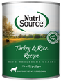 NutriSource Turkey & Rice Recipe Wet Dog Food