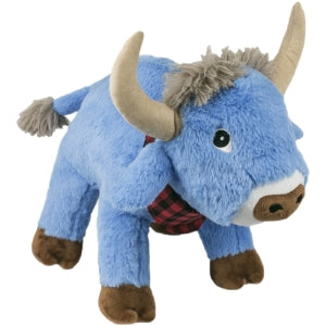 Tall Tails Plush Crunch Blue Ox Dog Toy 10 inches