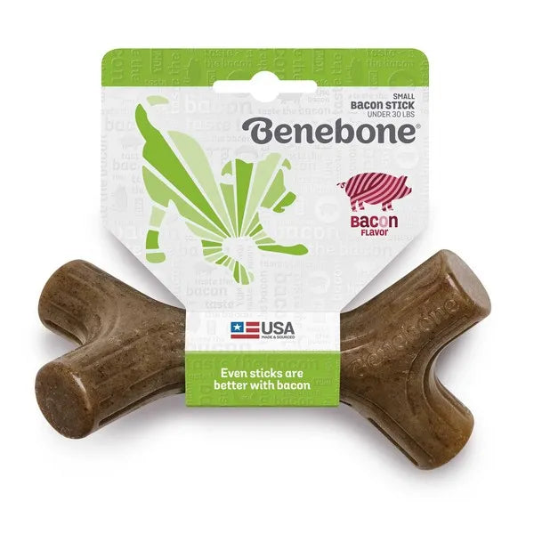 Benebone Bacon Stick Chew for Dogs: Small