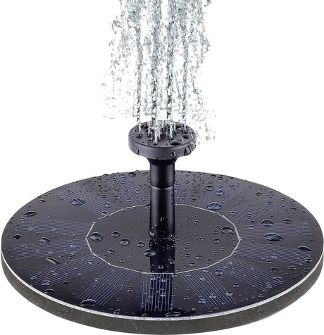 Wild Bird Lovers Solar-Powered Birdbath Fountain