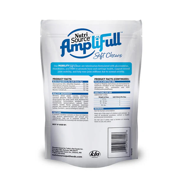 Nutrisource Amplifull Supplement Dog Soft Chews