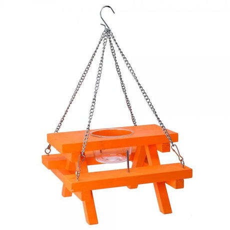 Backyard Essentials Oriole Picnic Table Bird Feeder