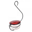 Backyard Essentials Clear Glass Hanging Hummingbird Feeder