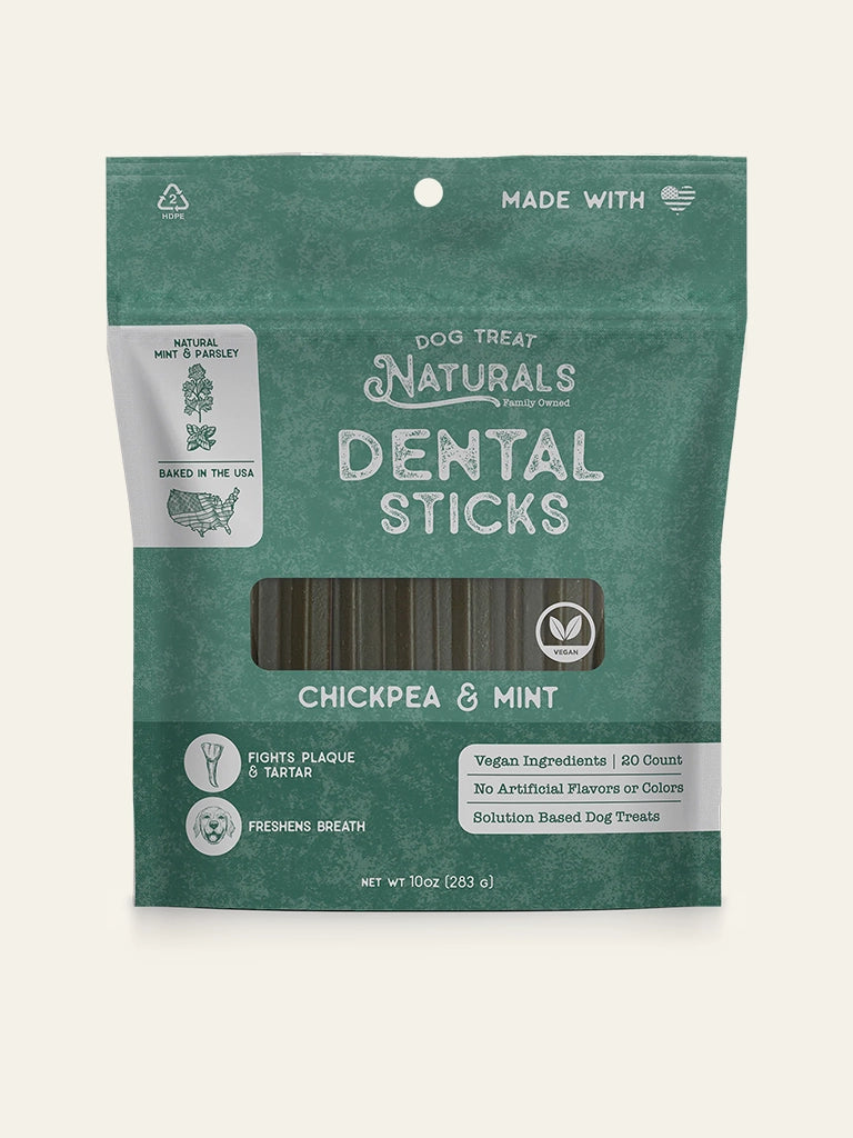 Naturals Dental Sticks Chickpea and mint