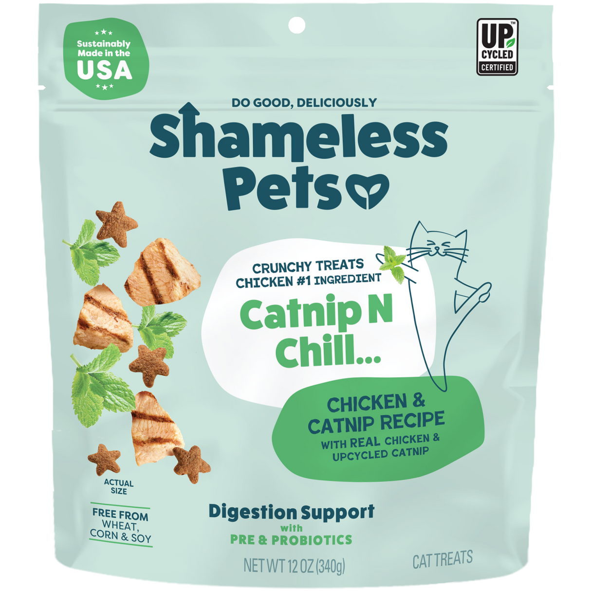 Shameless Pets Catnip N Chill Crunchy Cat Treats
