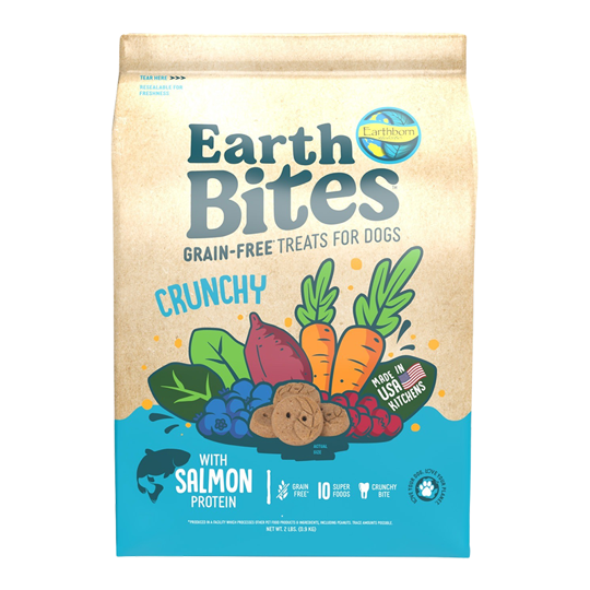 Earthborn Grain Free EarthBites Salmon: 2 lbs