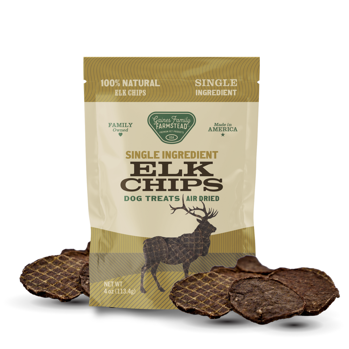 Gaines Elk Chips: 4.5 oz