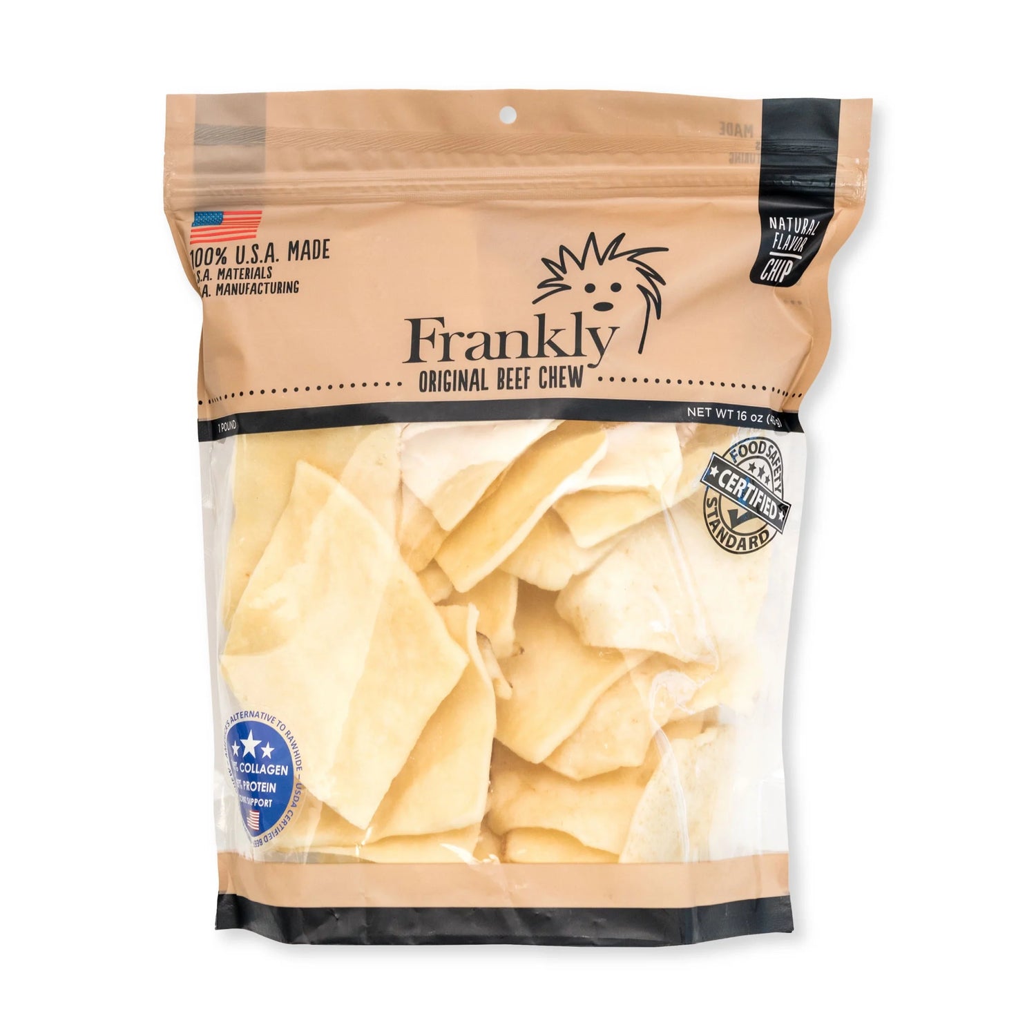 Frankly Peanut Butter Chips Dog Treats: 1lb