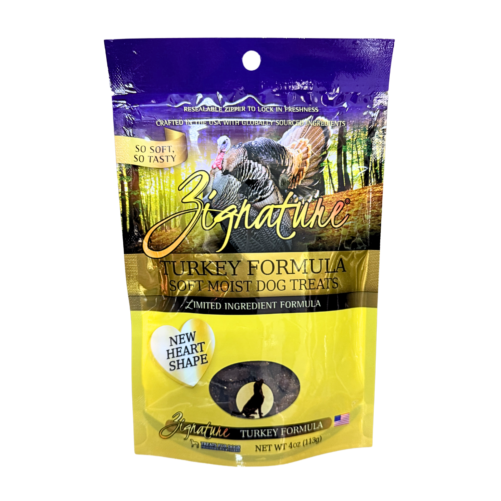 Zignature Turkey Soft Moist Grain Free Dog Treats