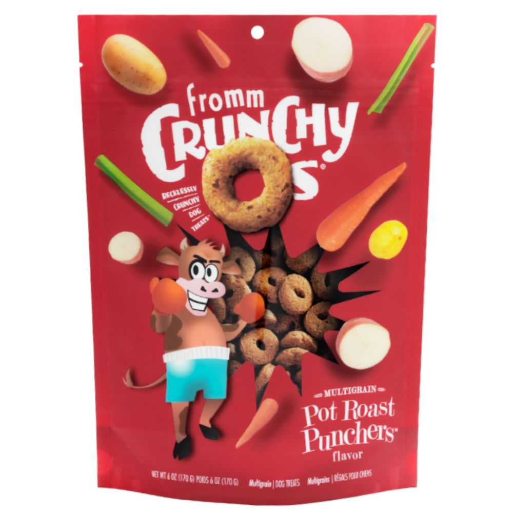 Fromm Crunchy O's Multigrain Pot Roast Punchers Dog Treats