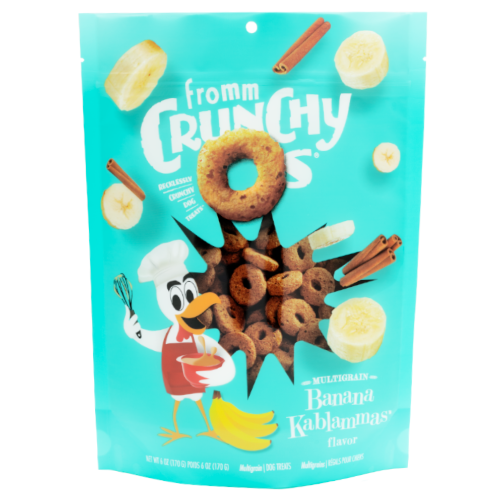 Fromm Crunchy O's Multigrain Banana Kablamma Dog Treats