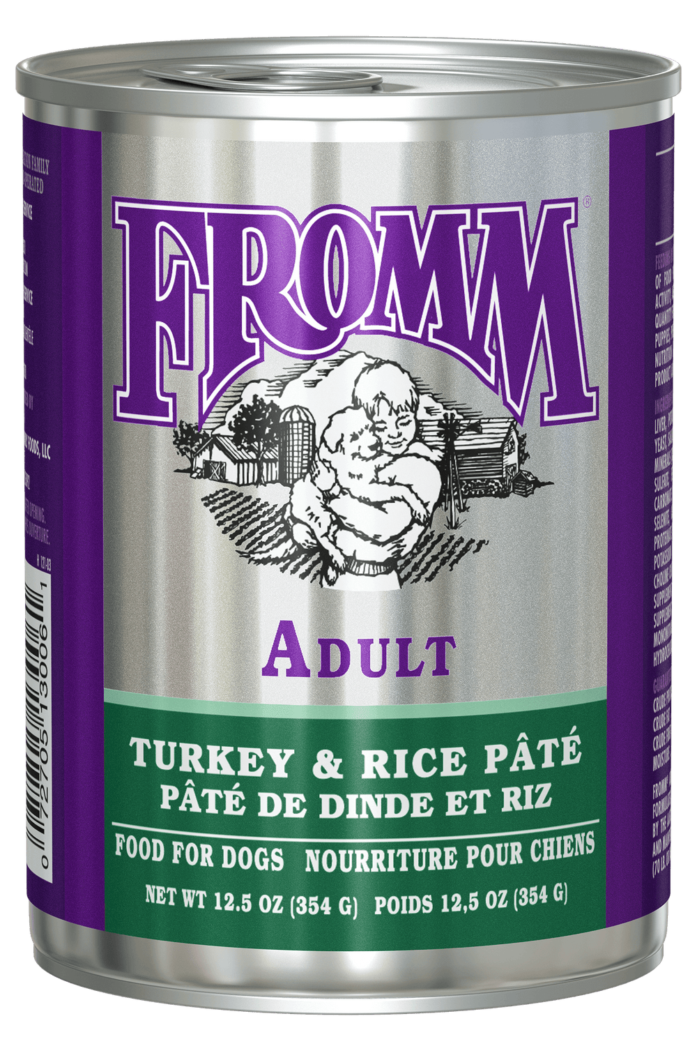 Fromm Dog Classic Pate Turkey & Rice Adult 12.5 oz Can