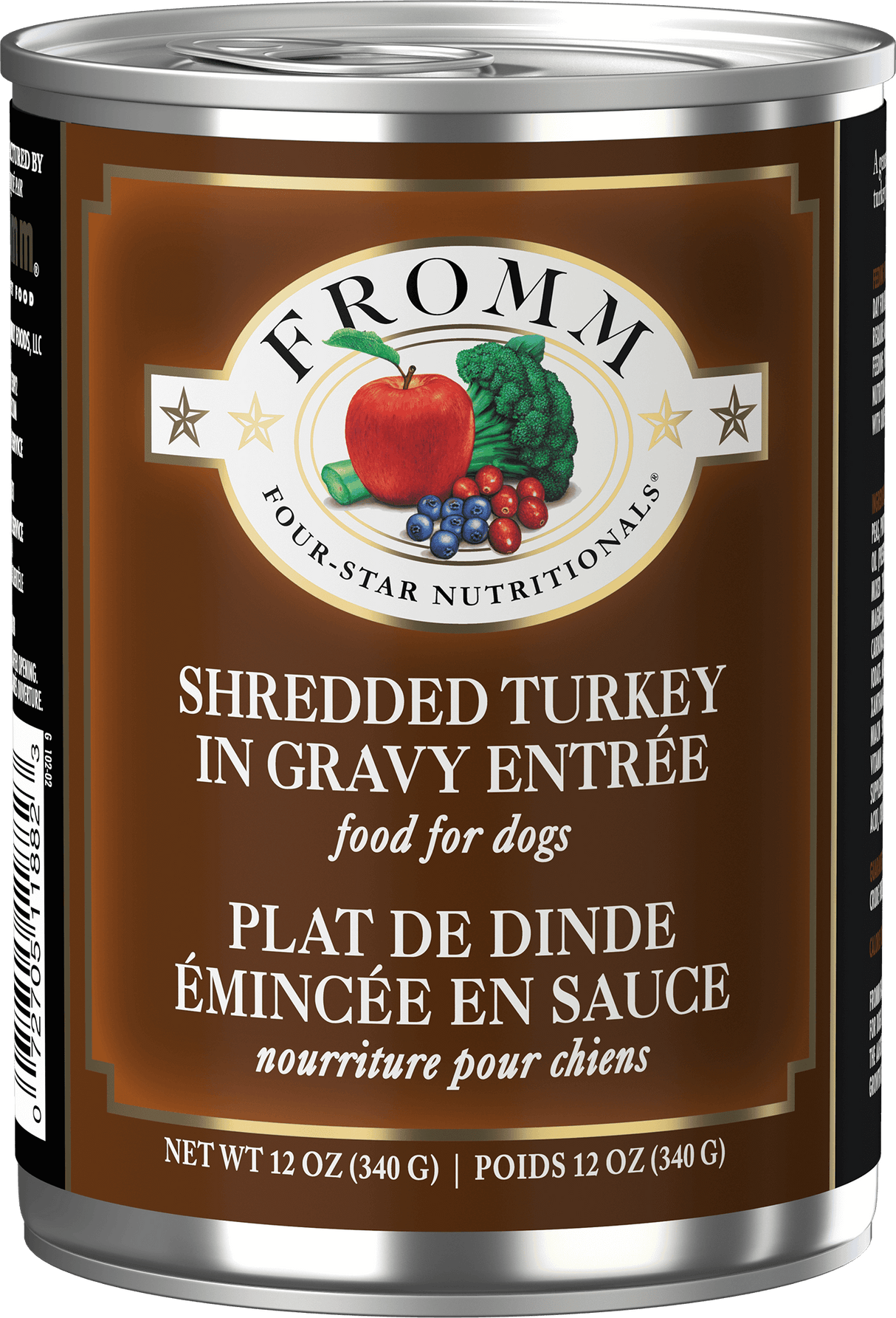 Fromm Dog 4Star Shredded Turkey in Gravy 12oz