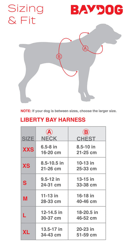 Baydog Liberty Bay Dog Harness