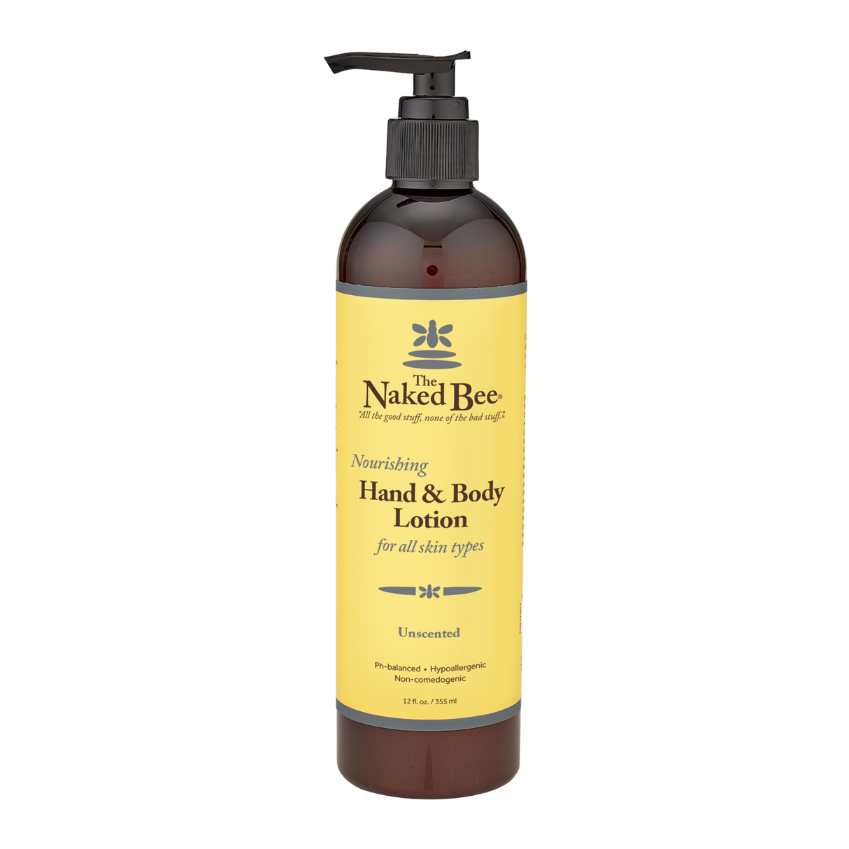 Naked bee lotion 12 oz pump - Unscented