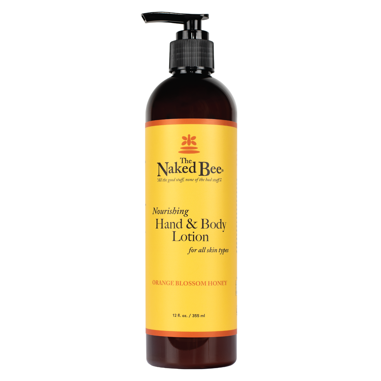Naked bee lotion 12 oz pump - Orange Blossom