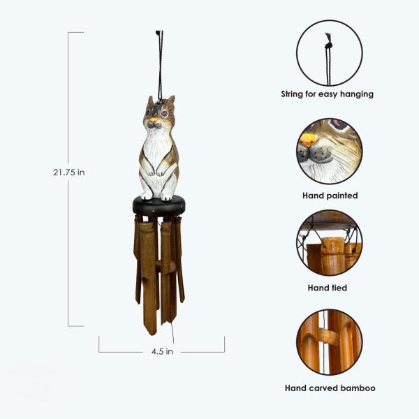 Songbird Essentials Bamboo Squirrel Wind Chime