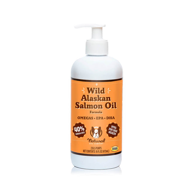 Natural Dog Company Dog & Cat Wild Alaskan Salmon Oil: 74500166 8 oz