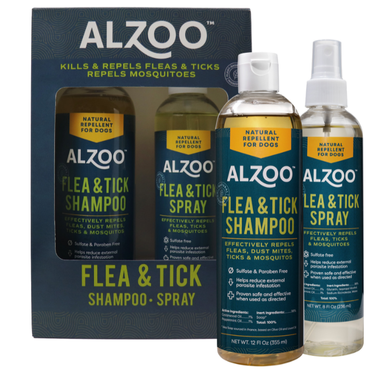 Alzoo Flea and Tick Shampoo 12 oz