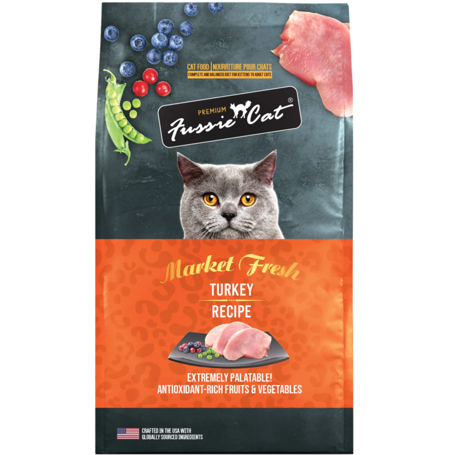 Fussie Cat Market Fresh Turkey Recipe Dry Cat Food: 3.5 lbs
