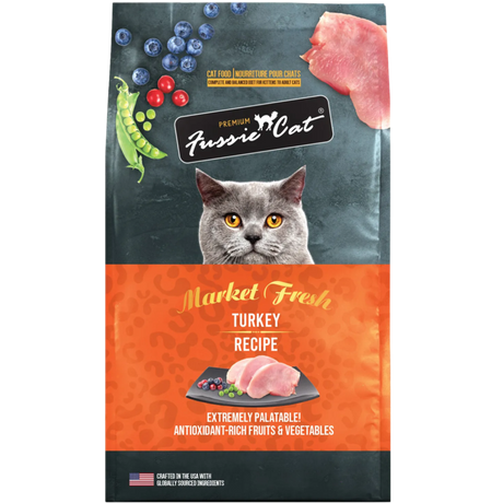 Fussie Cat Market Fresh Turkey Recipe Dry Cat Food: 3.5 lbs