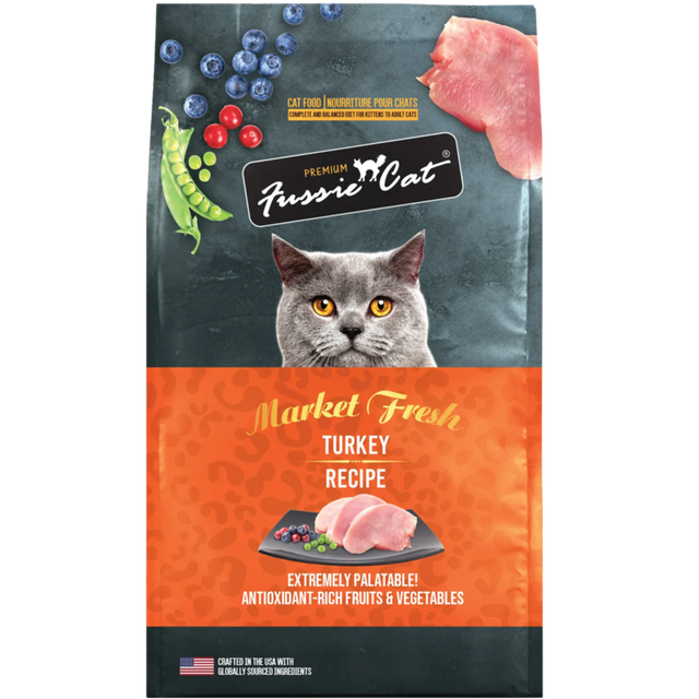 Fussie Cat Market Fresh Turkey Recipe Dry Cat Food: 3.5 lbs