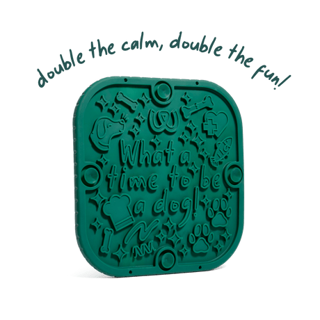 Woof FlipMat Green Dog Lick Mat